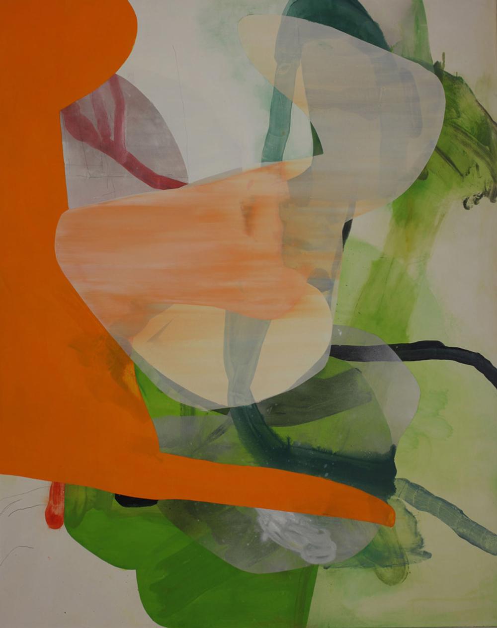 Swampline, 2011, acrylic and oil on canvas, 60 x 48 in.