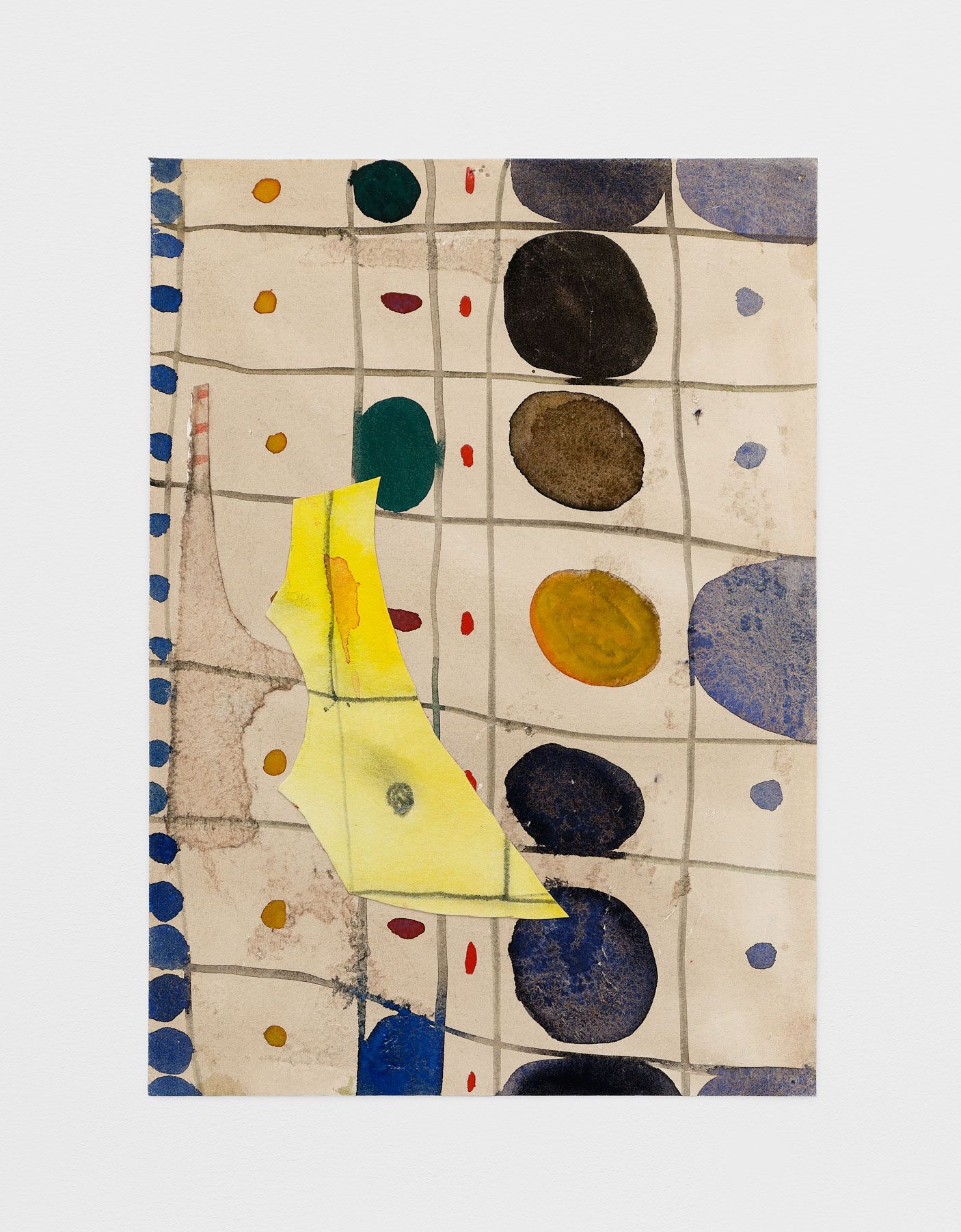 #21, 2019, gouache, pencil on paper, 10 1/2 x 7 1/2 in.