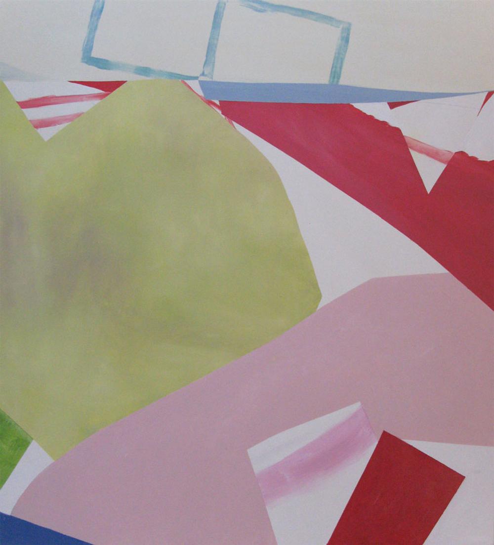#6 Slip, 2012, oil on canvas, 55 x 50 in.