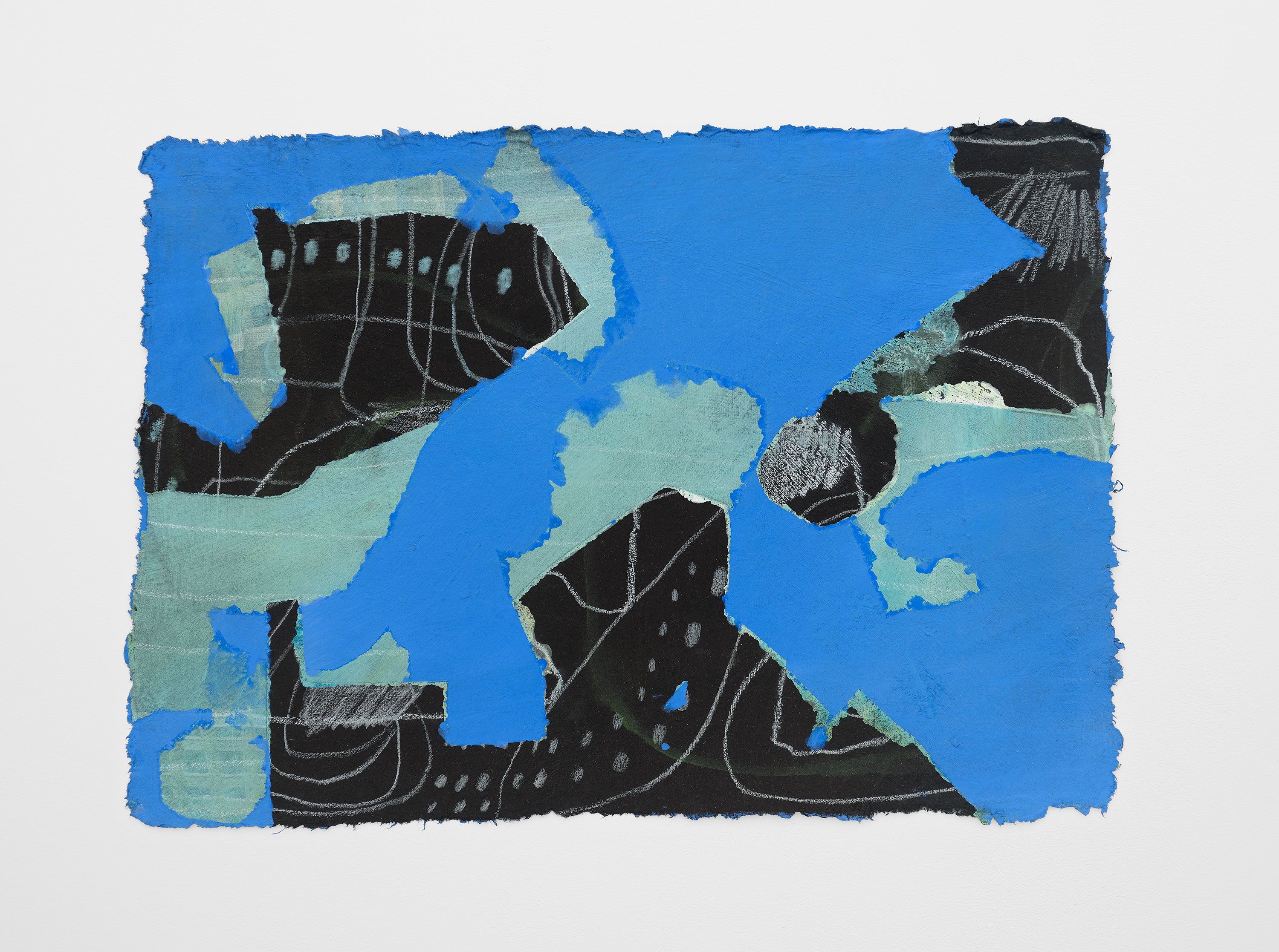 #28Ub, 2024, gouache, flashe, pencil on paper 9 1/4 x 14 1/2 in.