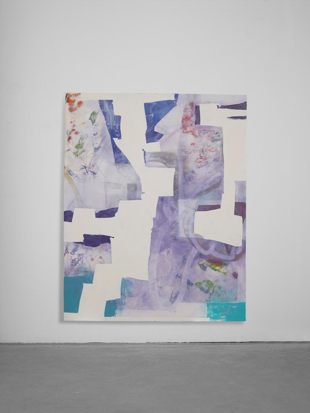 Blue Vio, 2015, oil on panel, 80 x 65 in.