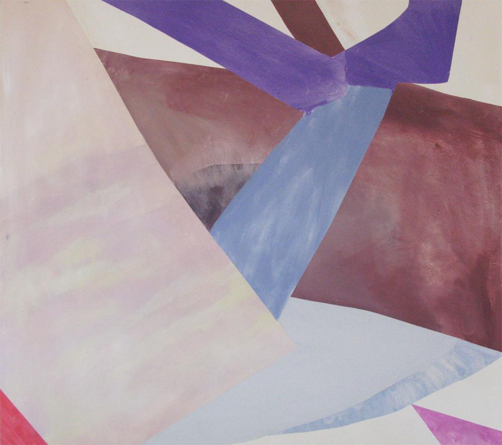 #1 Fall, 2012, oil on canvas, 55 x 50 in.