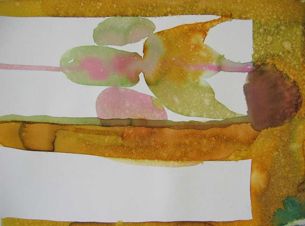 Lake M, 2009, watercolor on paper, 12 x 16 in.