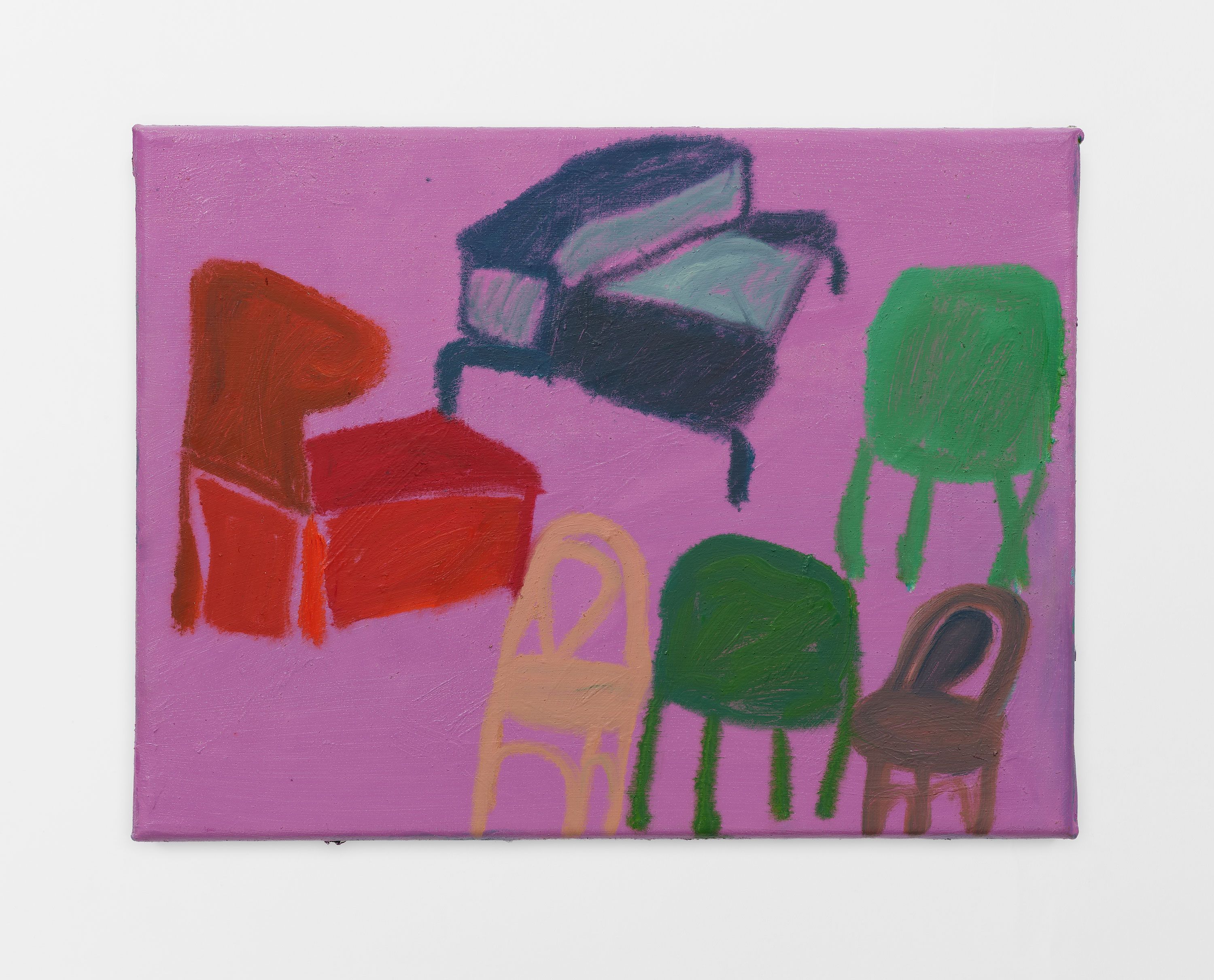 Hang Out, 2026, oil on panel, 9 x 12 in.