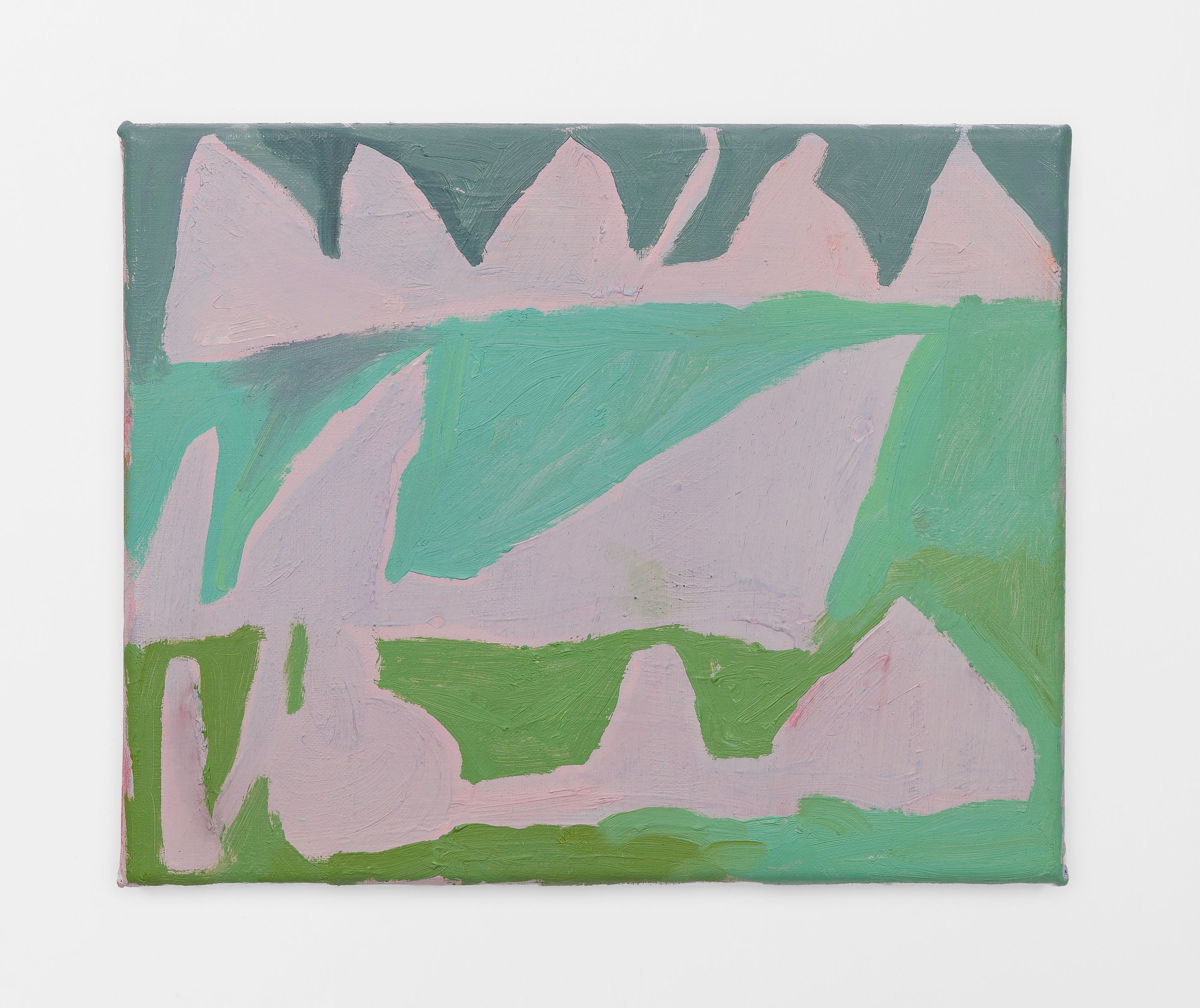 Nice Left, 2026, oil on linen, 8 x 10 in.