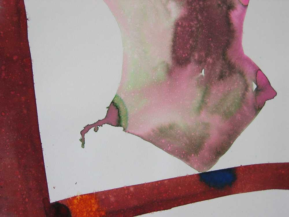 Fall Tip, 2009, watercolor on paper, 12 x 16 in.