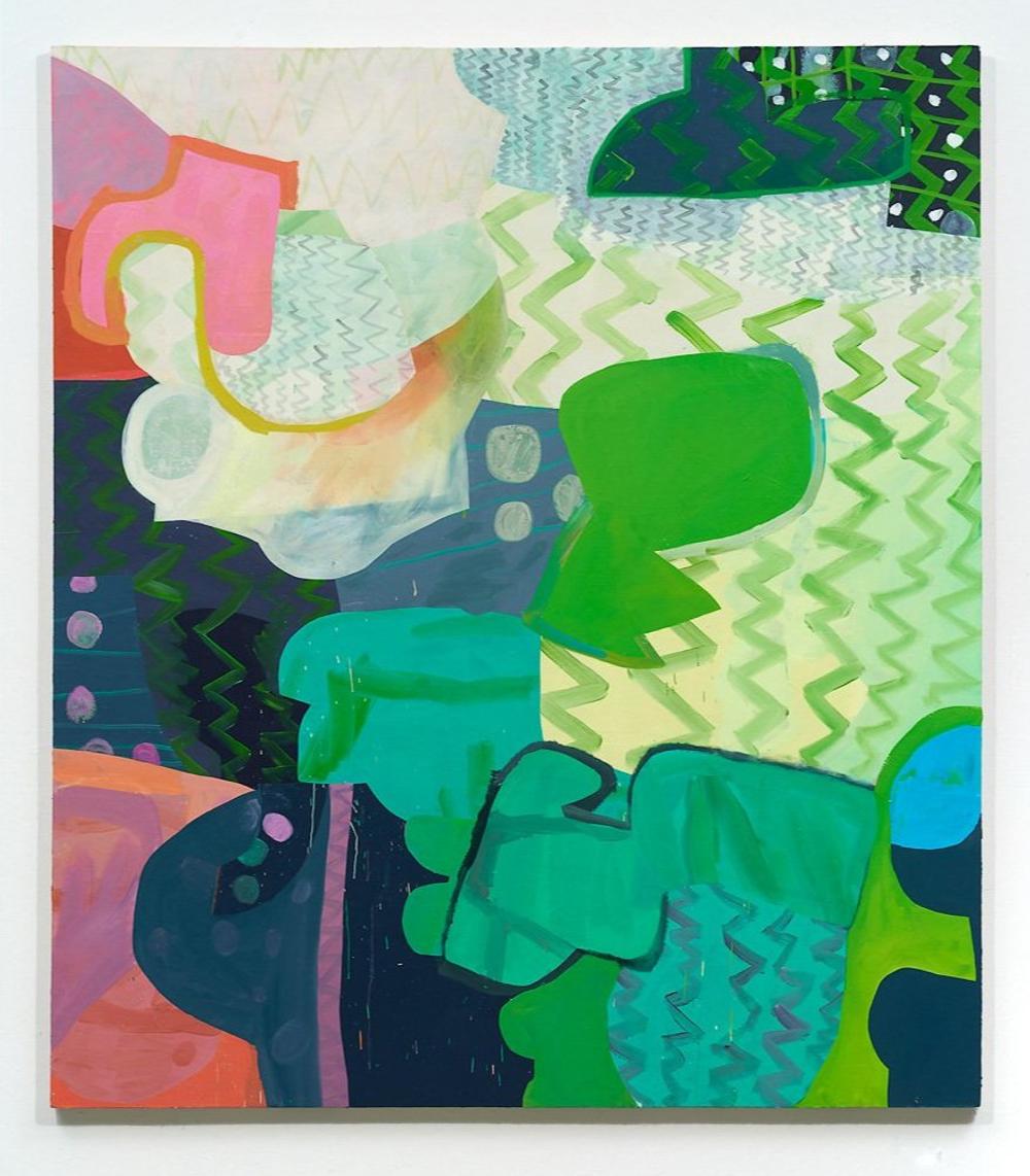 Root Element, 2021, oil on canvas, 80 x 70 in.