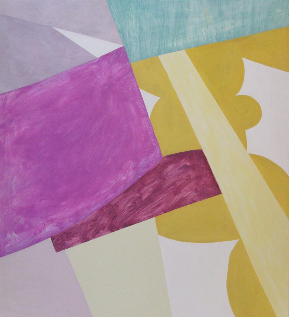 #4 Step, 2012, oil on canvas, 55 x 50 in.