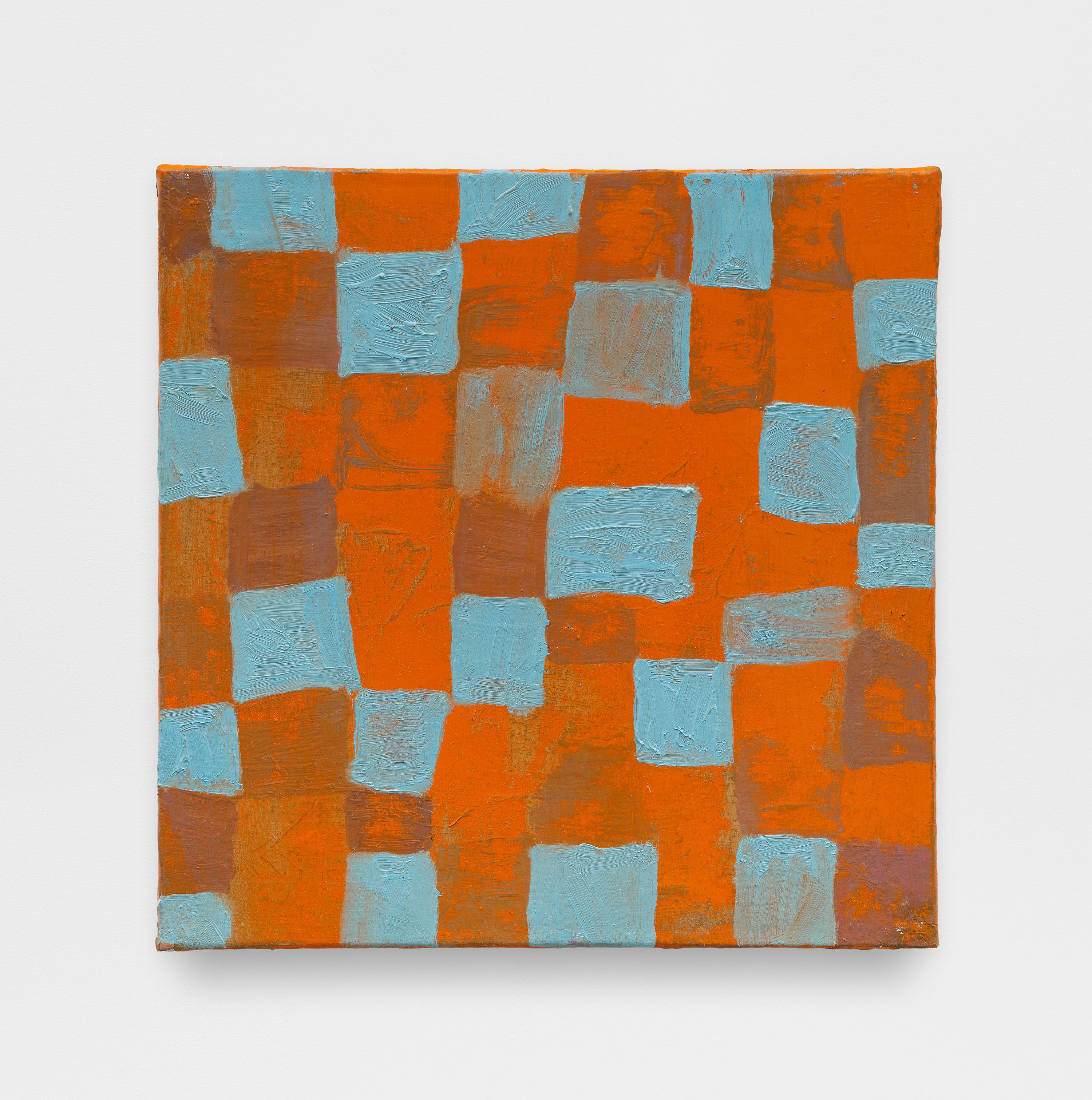 O Grid, 2025, oil on linen, 12 x 12 in.