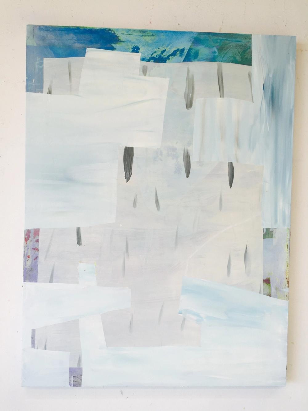 Iceberg, 2015, oil on canvas, 22 x 18 in.