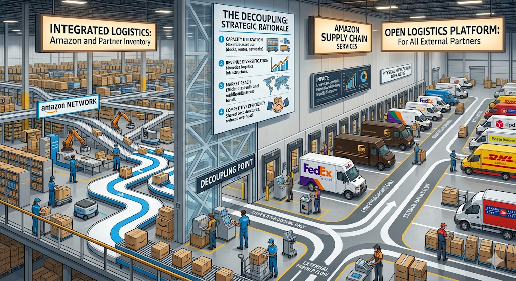 The Decoupling: Why Amazon is Opening Its Physical Supply Chain to Competitors