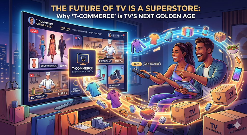 The Future of TV is a Superstore: Why “T-Commerce” is TV’s Next Golden Age