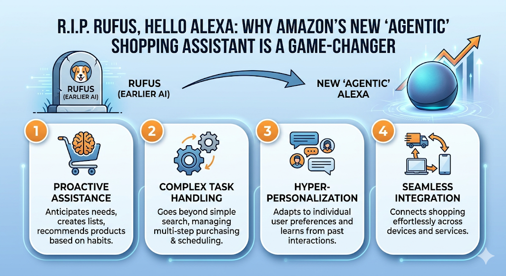 R.I.P. Rufus, Hello Alexa: Why Amazon’s New "Agentic" Shopping Assistant is a Game-Changer