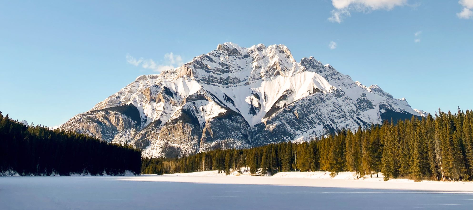Johnson Lake in Winter