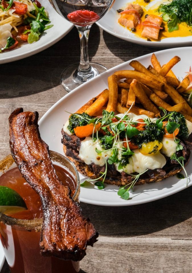 Meal at Banff Social Fresh Kitchen + Bar