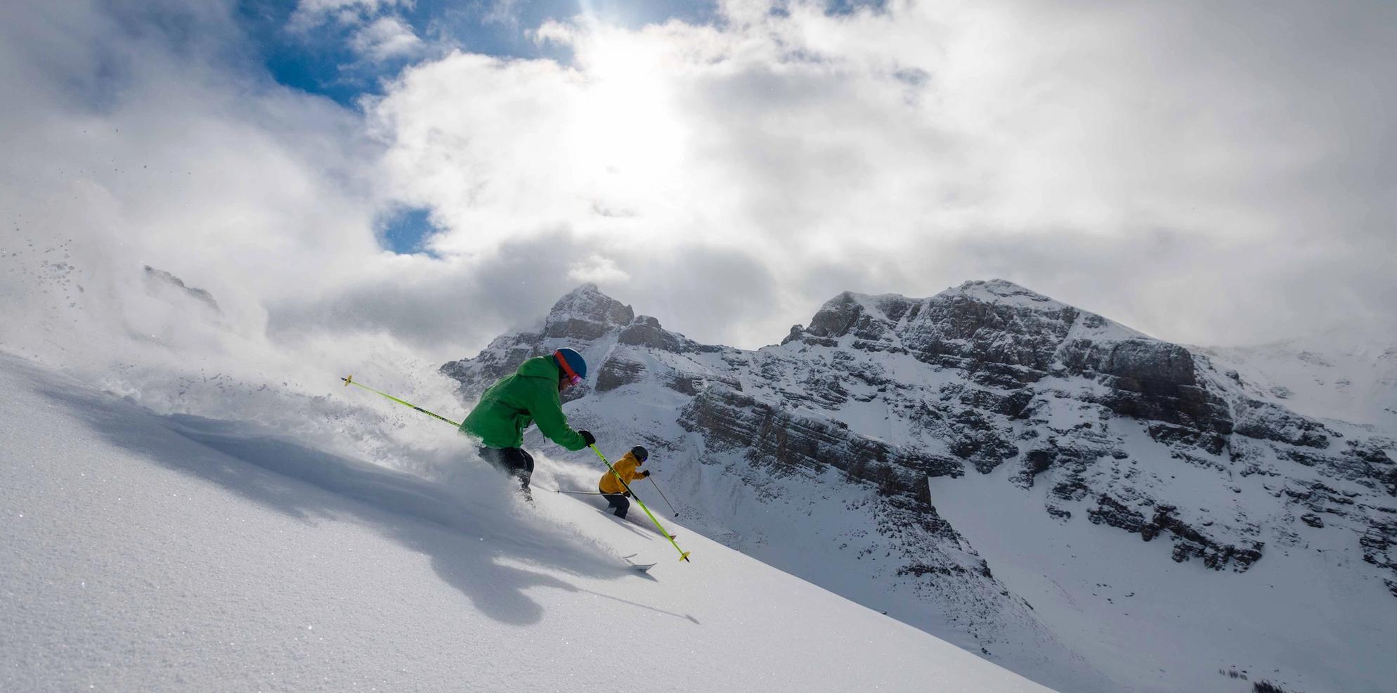 Skiing, Sunshine Village, Banff National Park