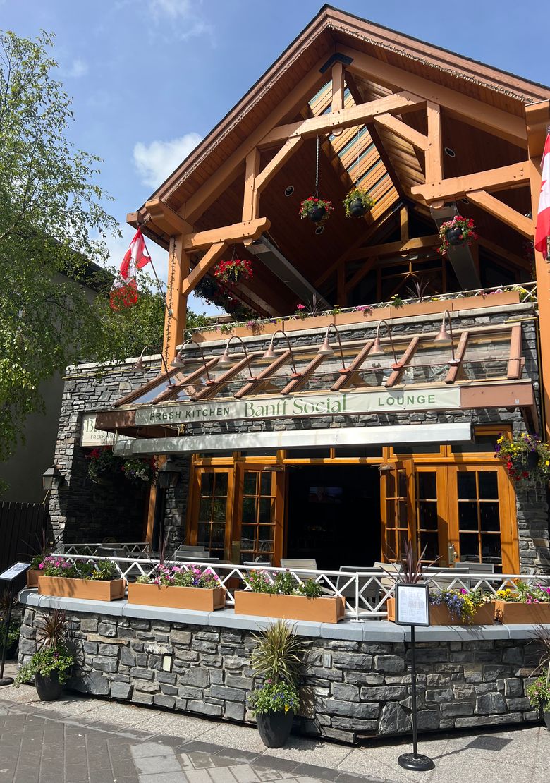 The outside view of the Banff Social Fresh Kitchen + Bar