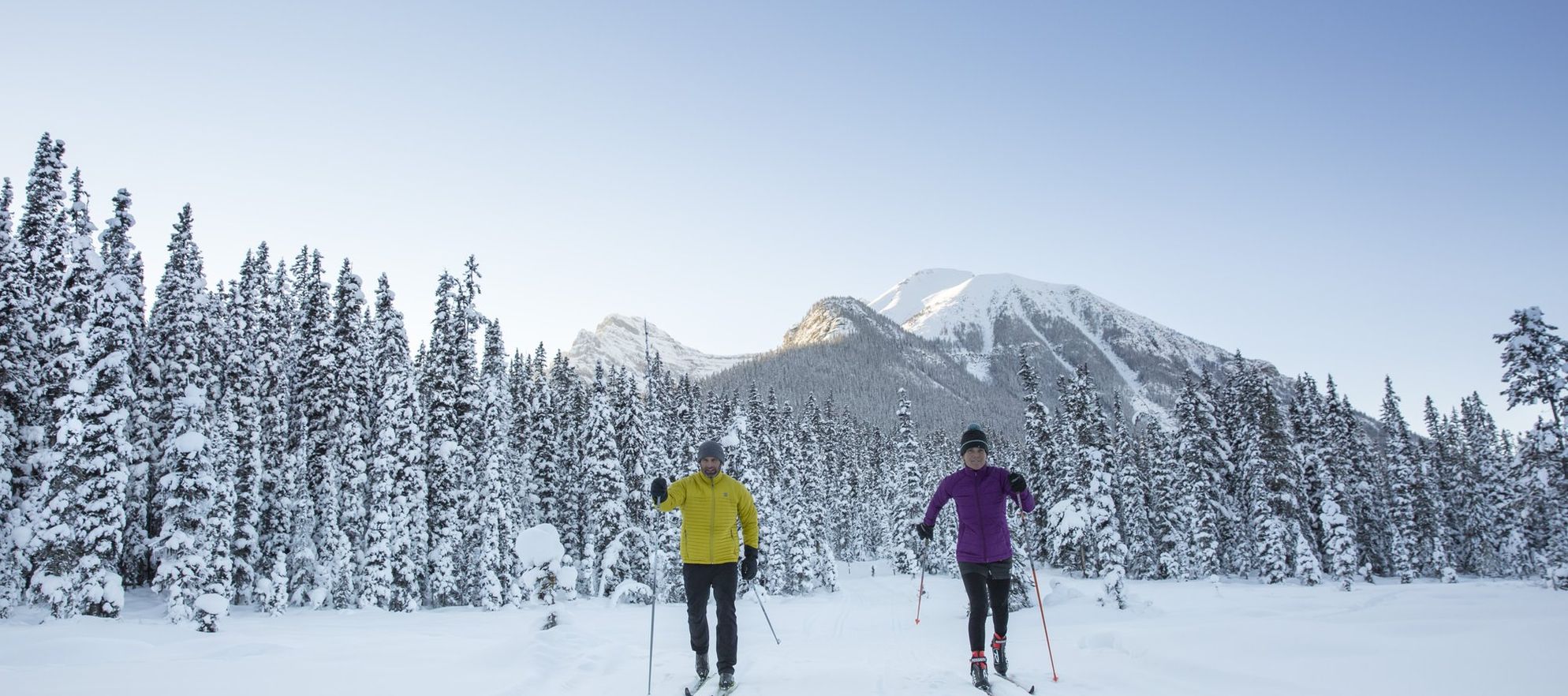 Cross Country Skiing in Lake Louise