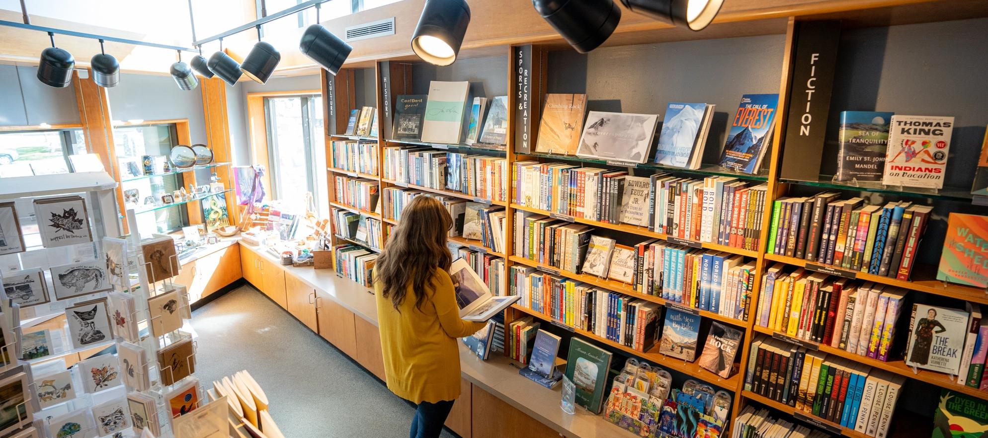 Book Shop at the Whyte Museum of the Canadian Rockies