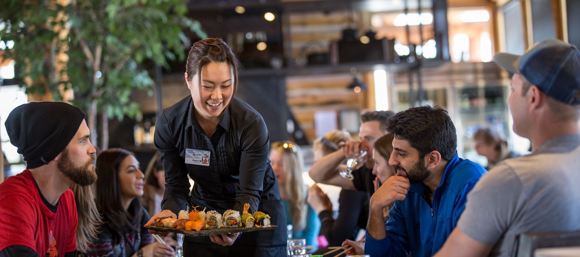 Groups and friends dining in Banff & Lake Louise, AB