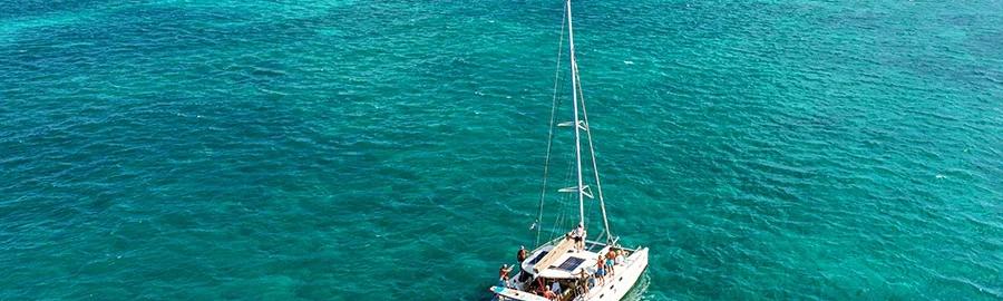 Catamaran à voile 16 passagers – Petit-Canal / Grand Cul de Sac