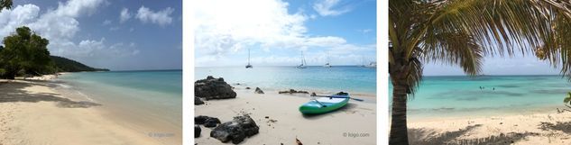 The idyllic beach of Marie-Galante