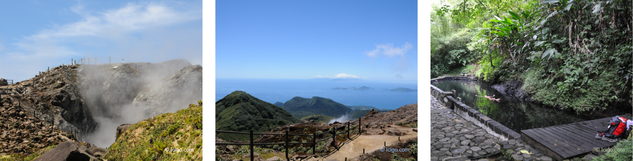 La Soufrière, a volcano in Guadeloupe