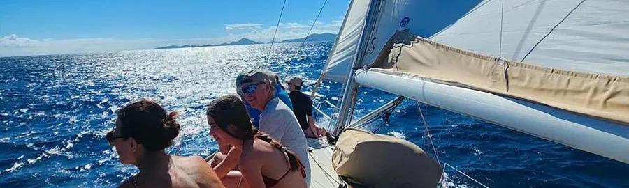 Sailing in Les Saintes