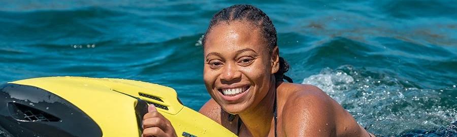 Location kayak, paddle et step-paddle transparents, seabob aux Saintes
