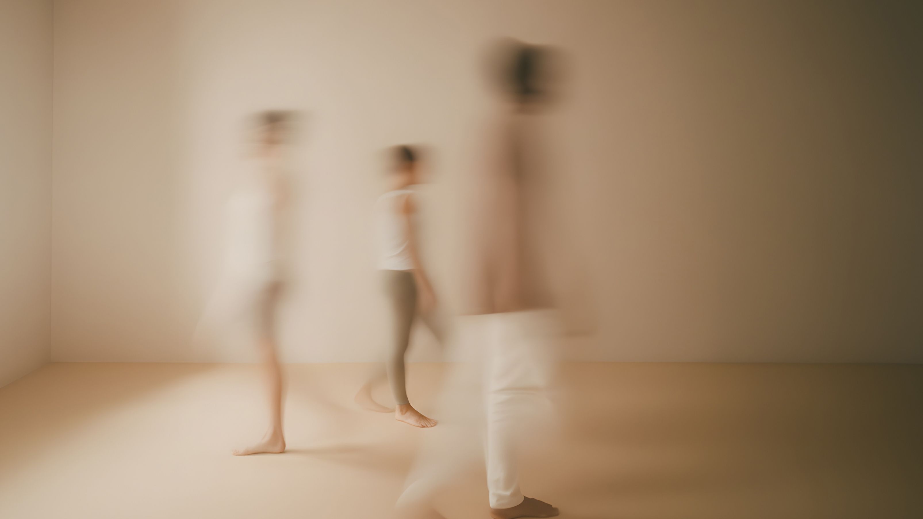 Team moving through the rooms