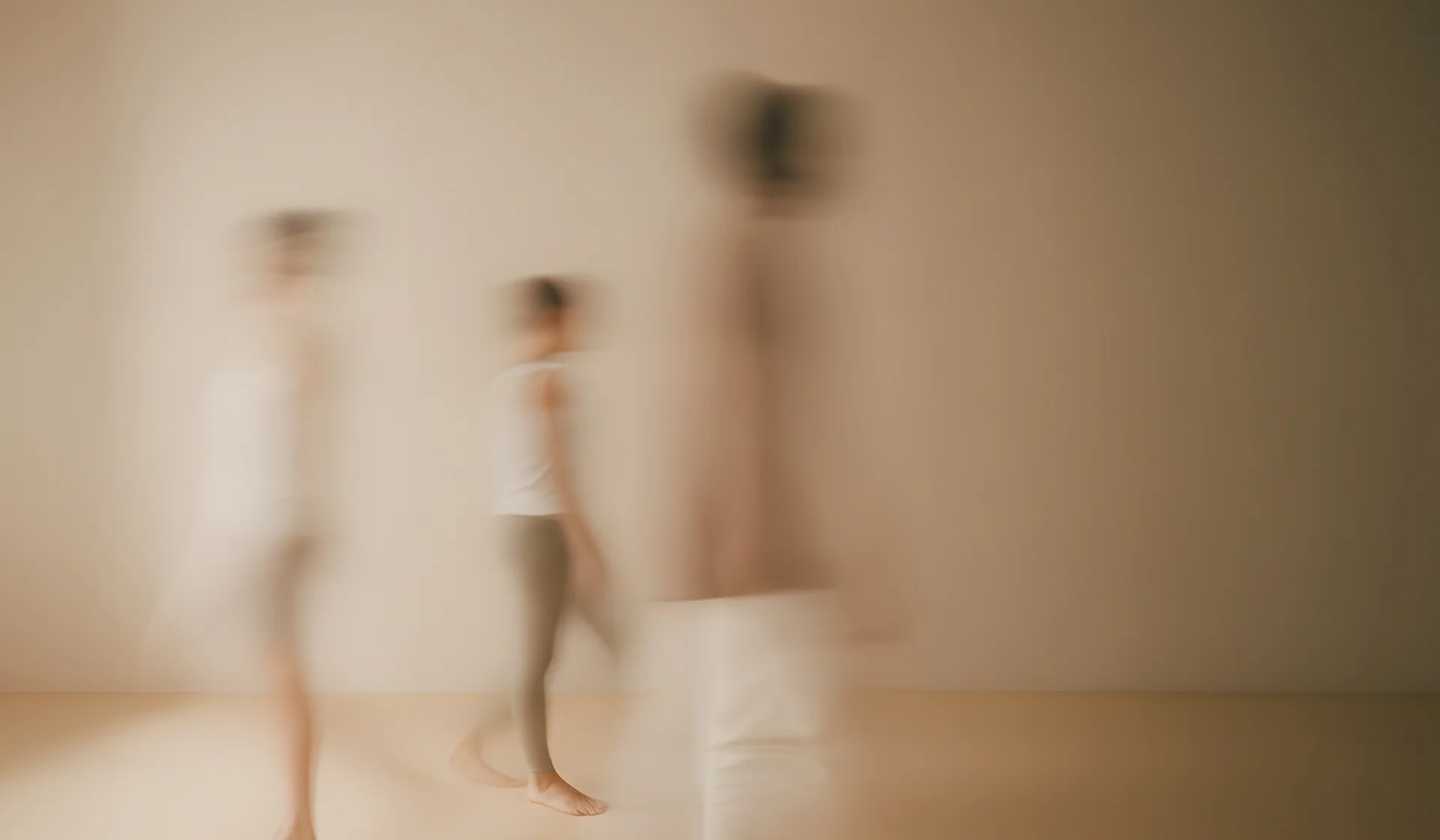 Team moving through the rooms