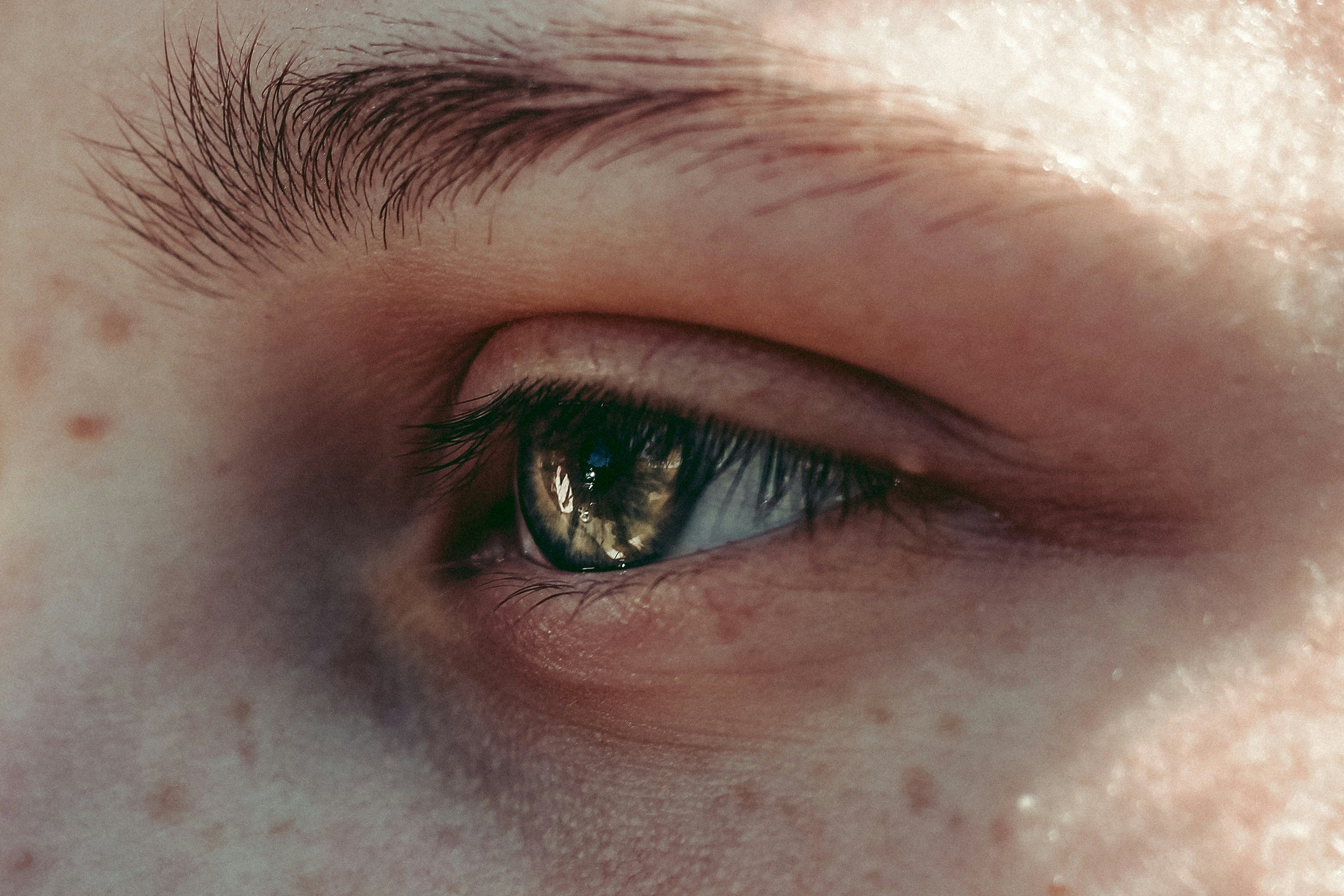 A woman looking at the distance
