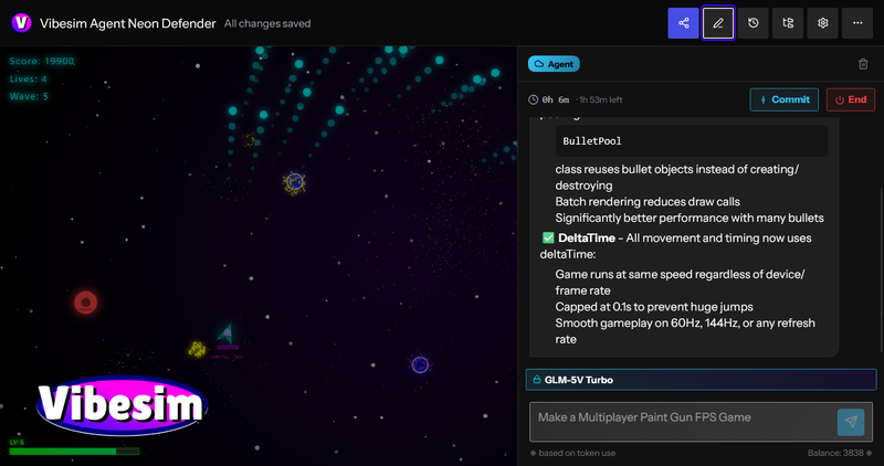 image of Vibesim