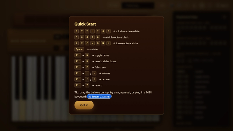 image of Web Harmonium