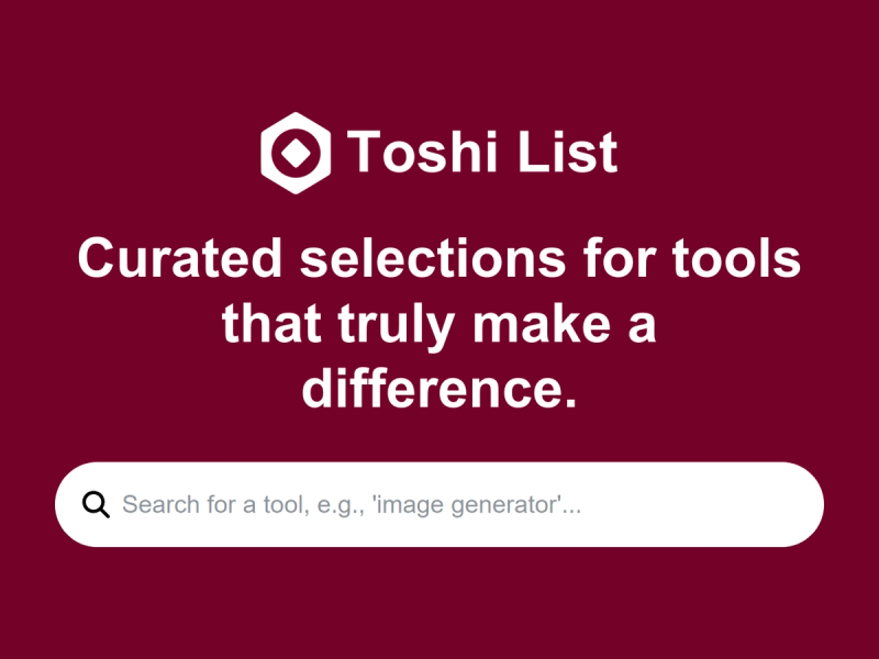image of Toshi List image of Toshi List