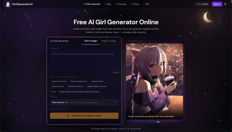 image of GirlGeneratorAI