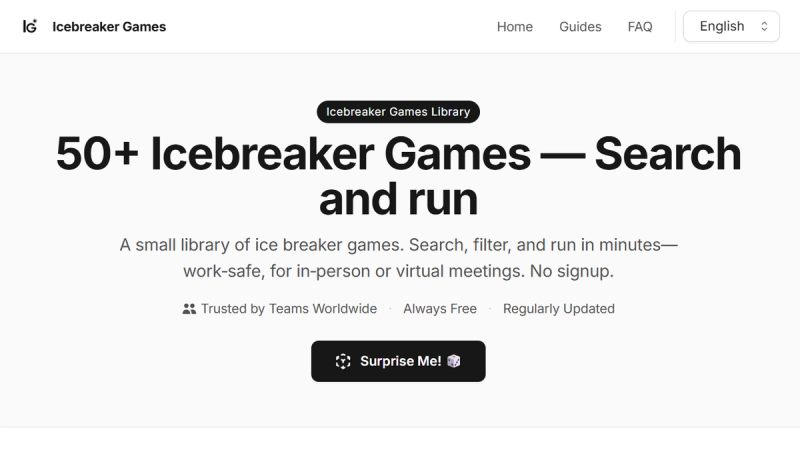 image of Icebreaker Games image of Icebreaker Games