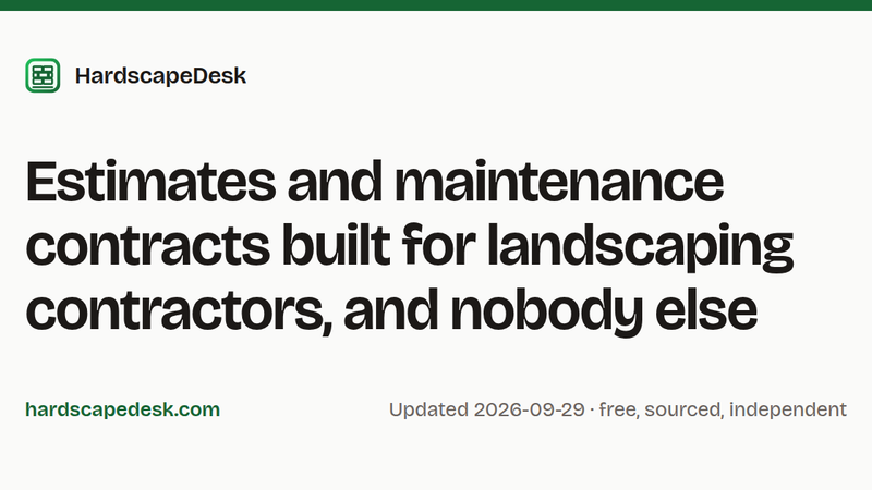 image of HardscapeDesk