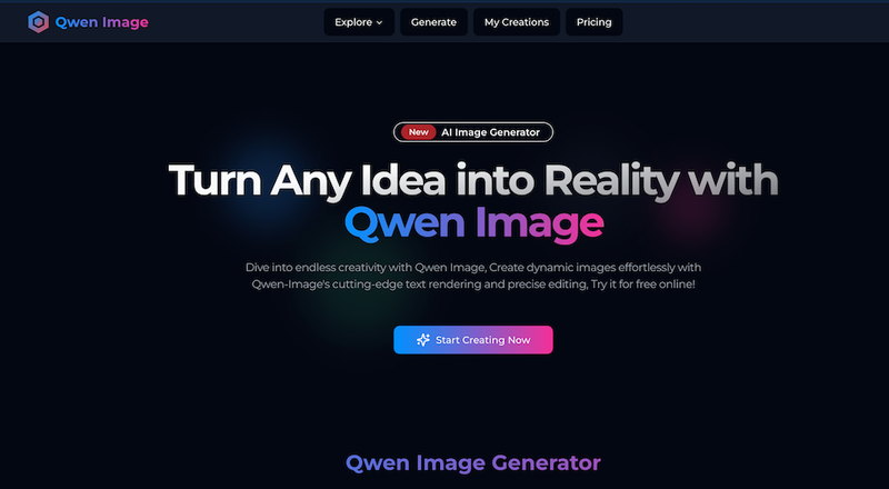 image of Qwen Image Generator