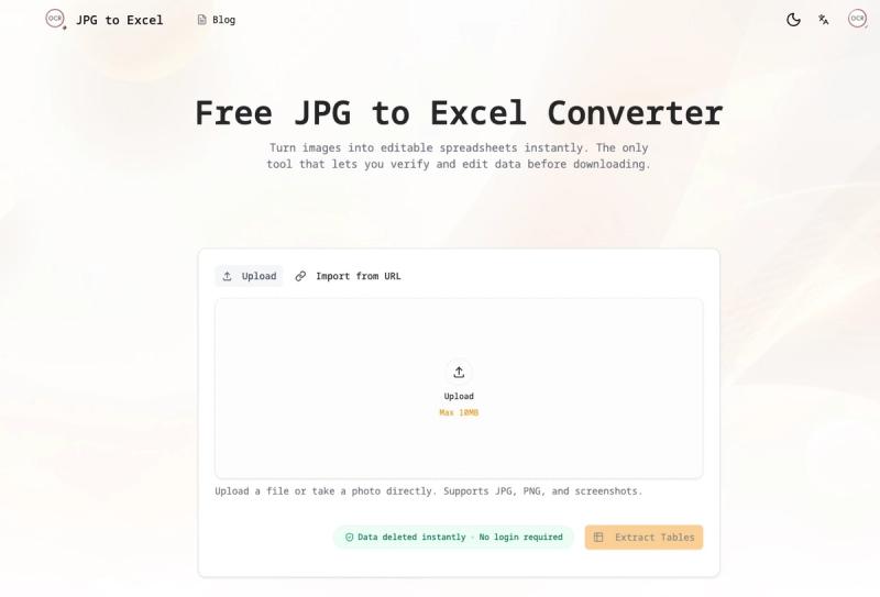 image of jpg to excel