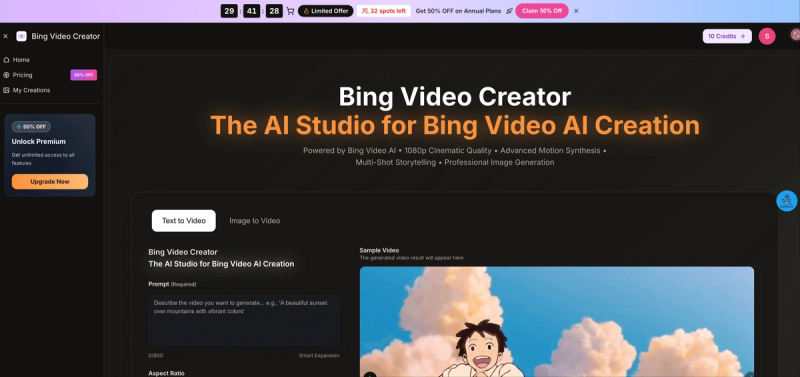 image of Bing Video Creator