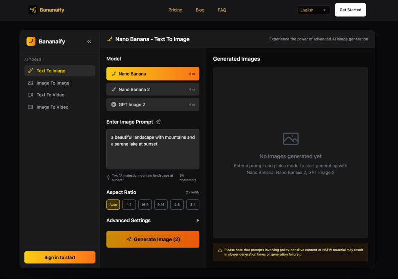 image of Bananaify AI
