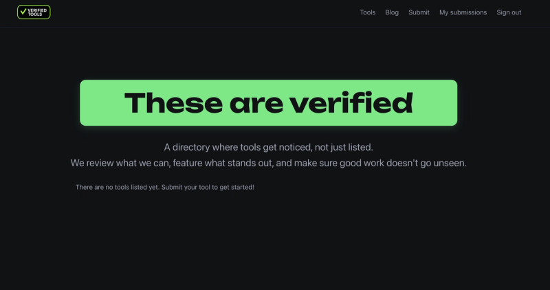 image of Verified Tools