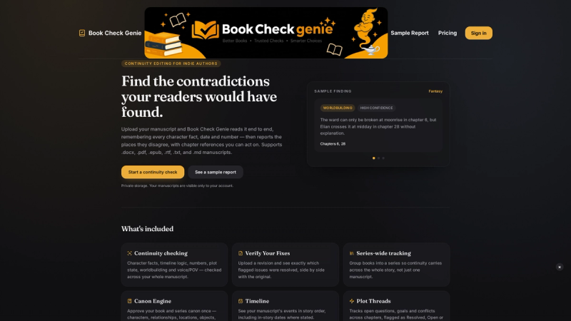 image of Book Check Genie image of Book Check Genie
