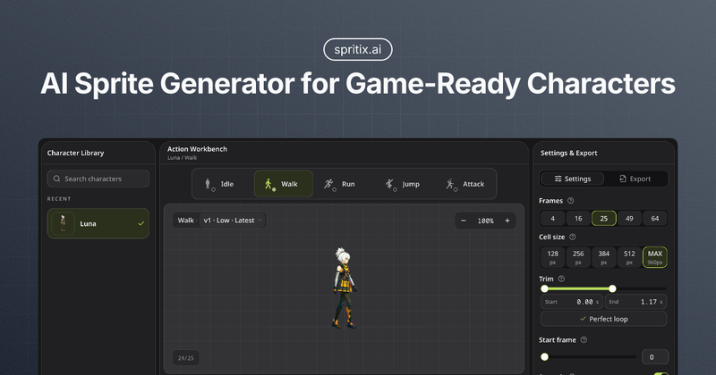image of  AI Sprite Generator | Spritix