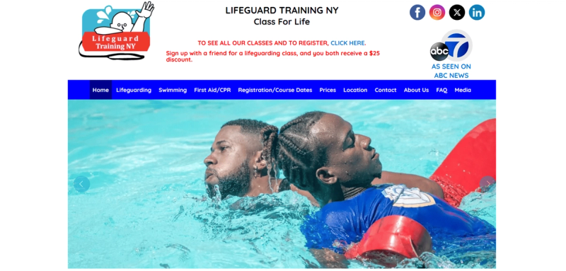 image of Lifeguard Training NY