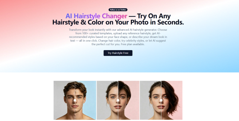 image of AI Hairstyle TryOn image of AI Hairstyle TryOn