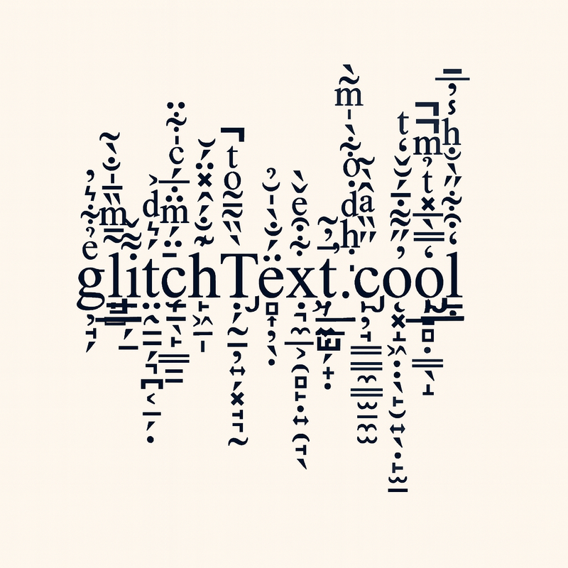 image of Glitch Text Generator