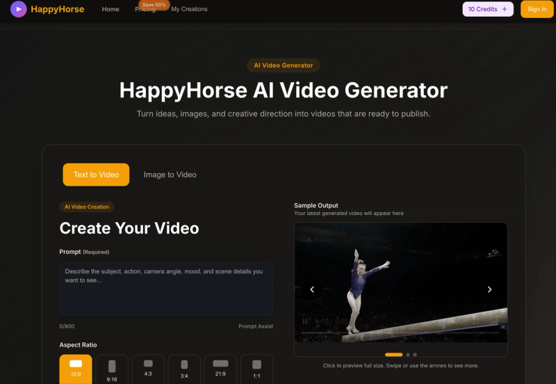 image of happyhorse 1.0