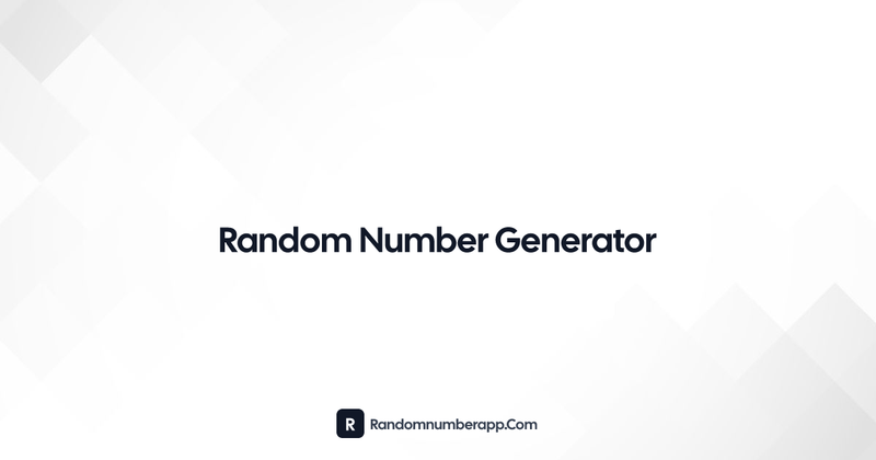 image of Random Number Generator
